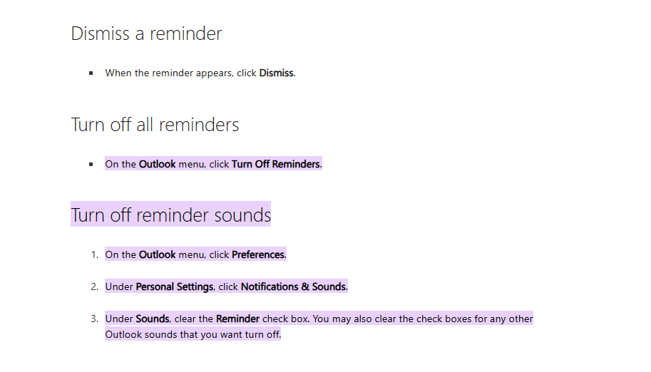 mac outlook reminders - Microsoft Q&A