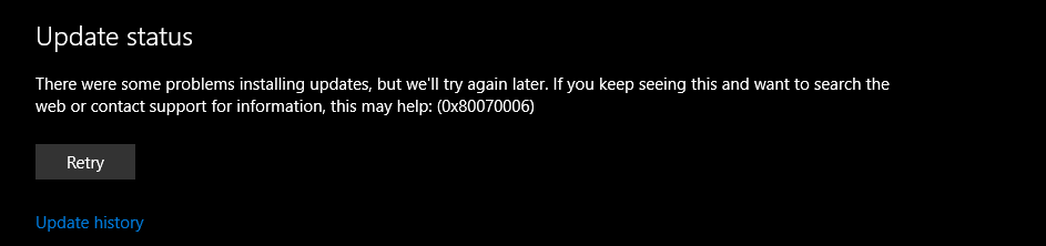 Windows Update problem - Microsoft Q&A