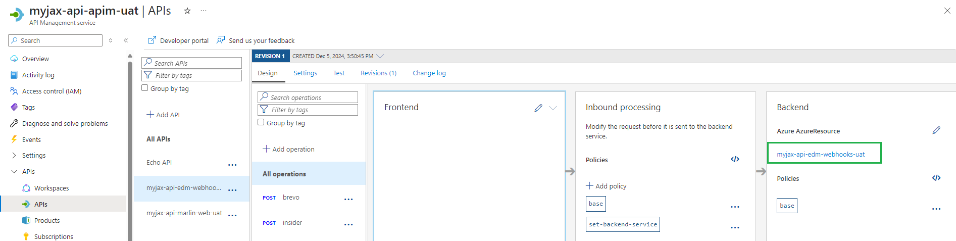 Linking Function to APIM with Bicep - Microsoft Q&A