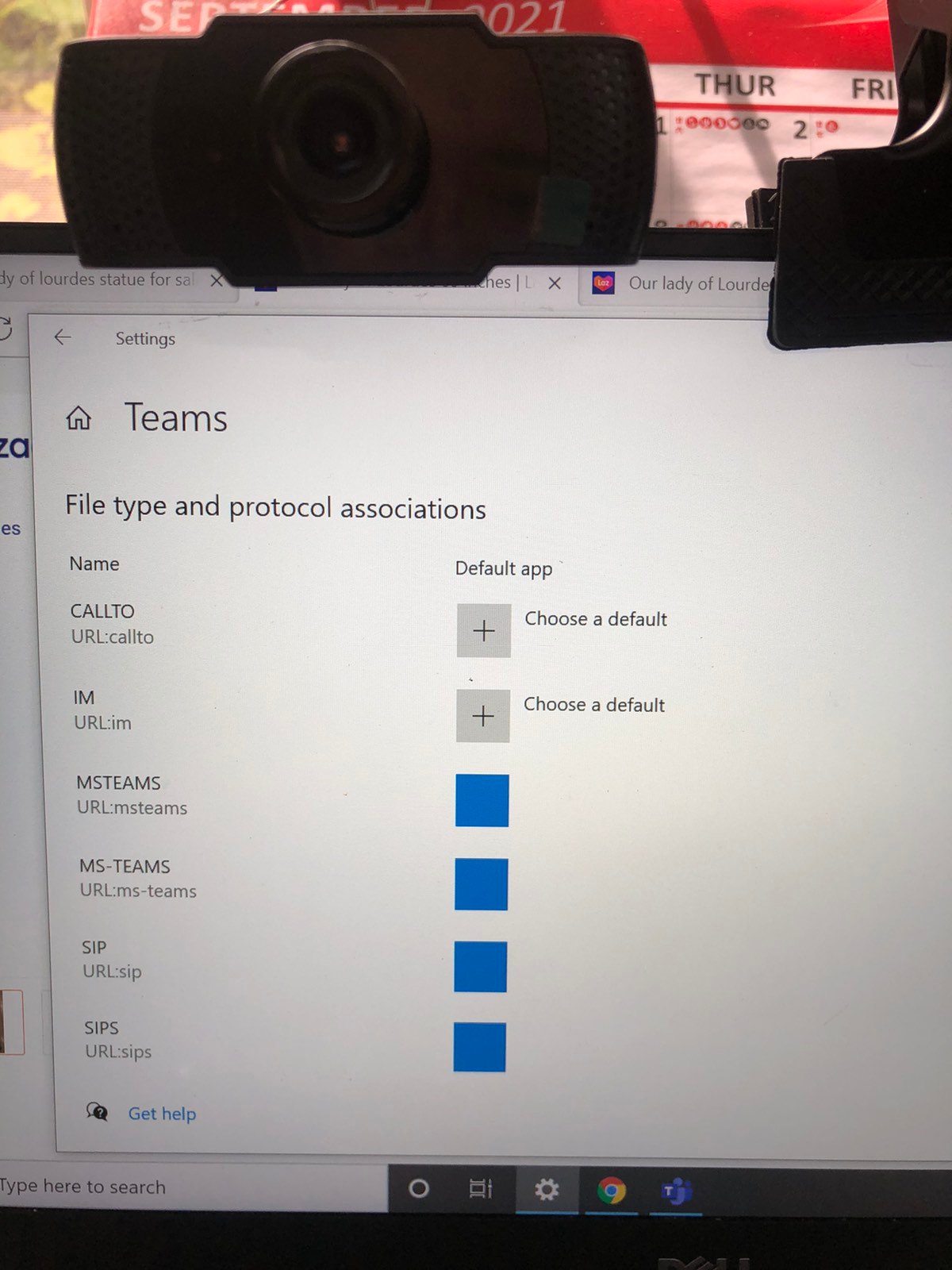 Microsoft Teams file type and protocol association are not available in ...