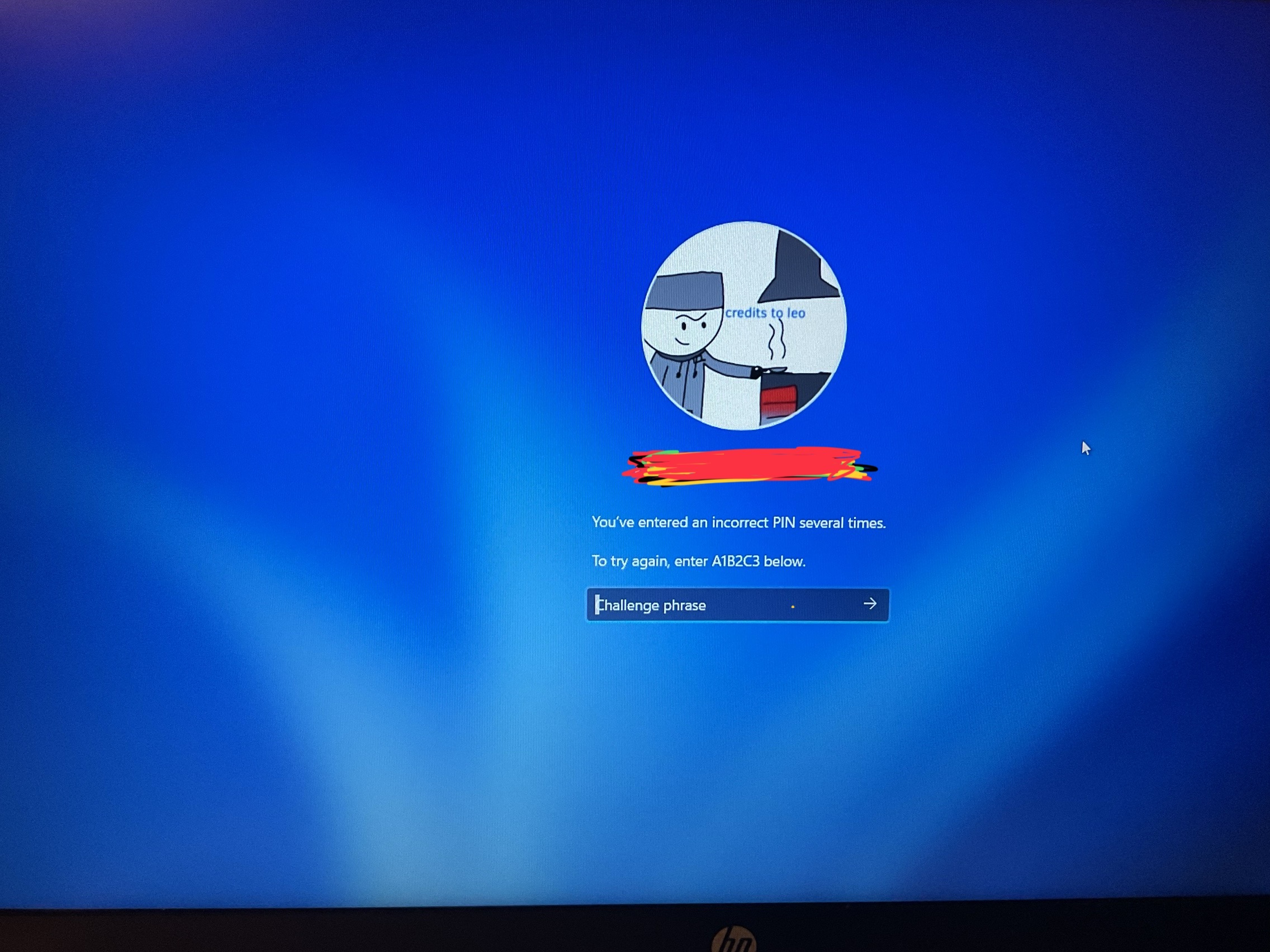 Weird glitch in when putting in pin - Microsoft Q&A