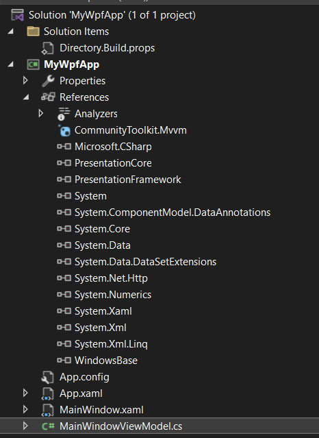 CommunityToolkit 8.2.2 with Wpf .Net framework 4.8.1 gets error The ...