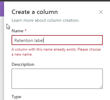 SharePoint Online, Excel create list, an error occurred while creating ...