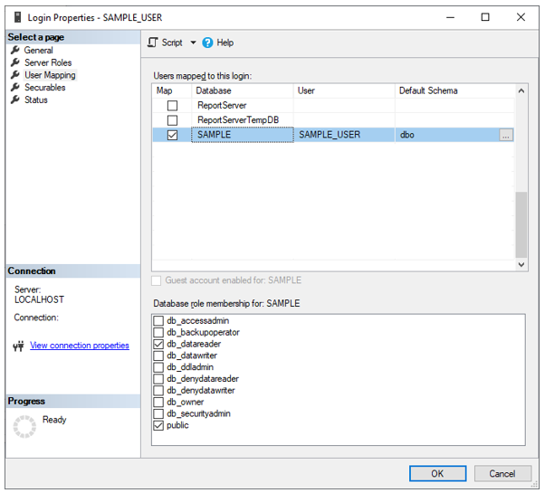 How do I grant view permissions so a SQL Login can see only one ...