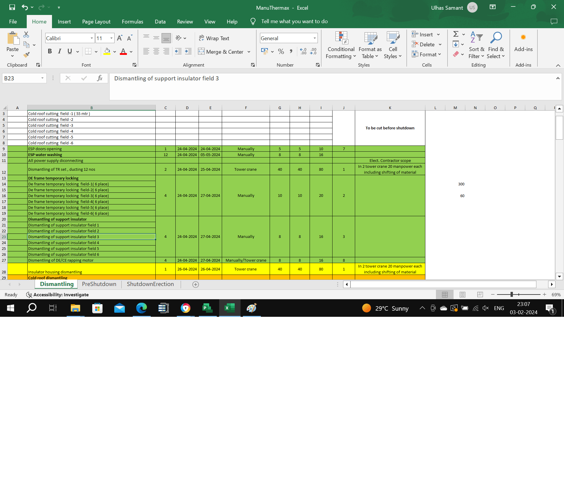Importing Excel Data issues - Microsoft Q&A