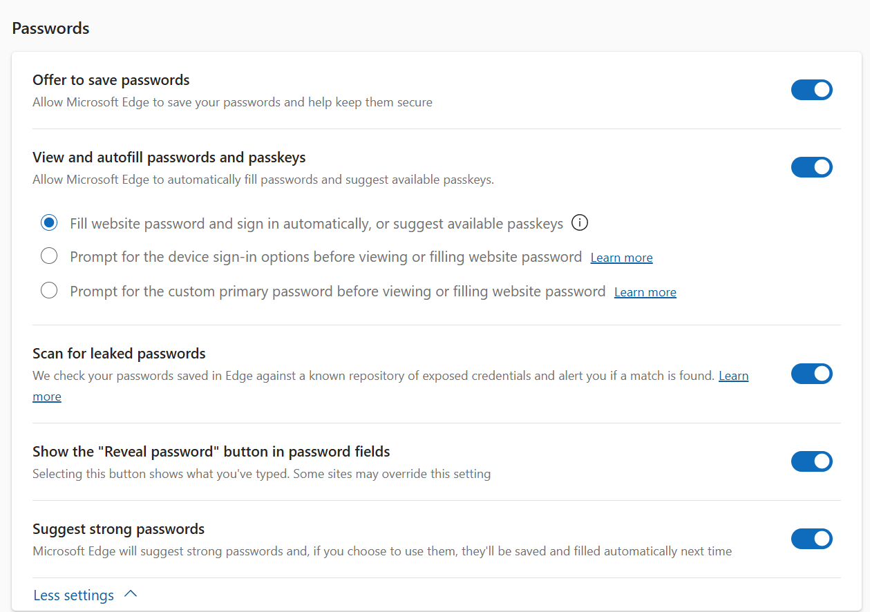 Edge no longer detects username/password fields for sites that I've ...