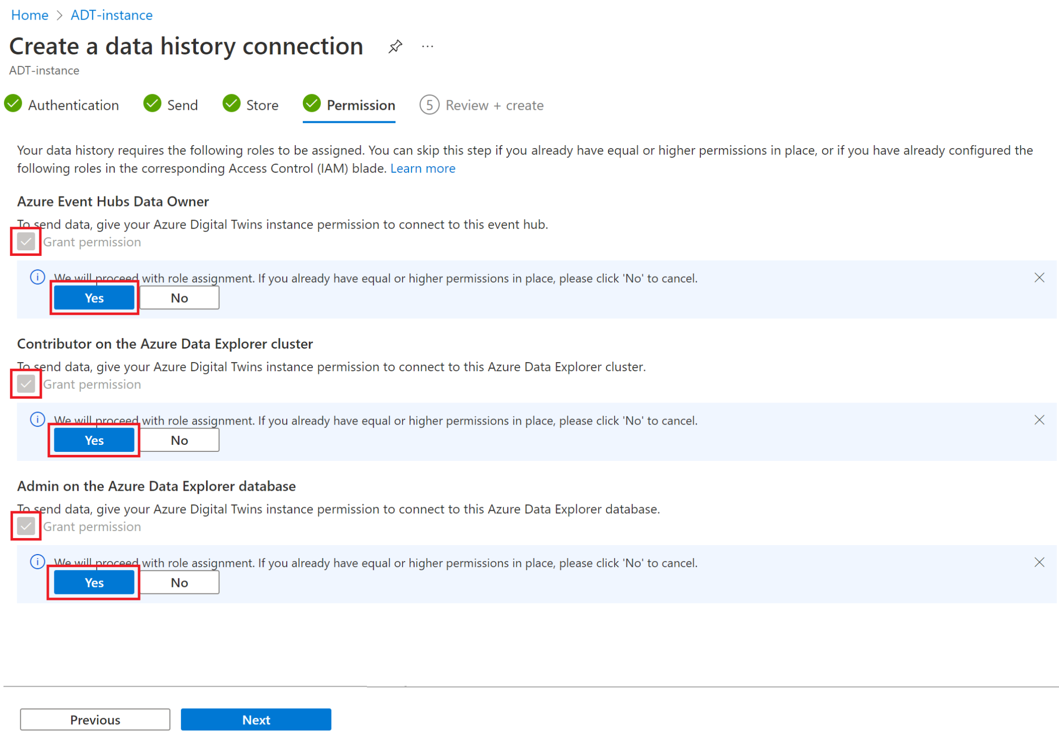 Created a digital twin and also configure the data history connection ...