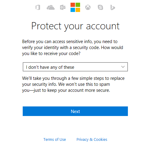 Hotmail SMS Verification problem - Microsoft Q&A
