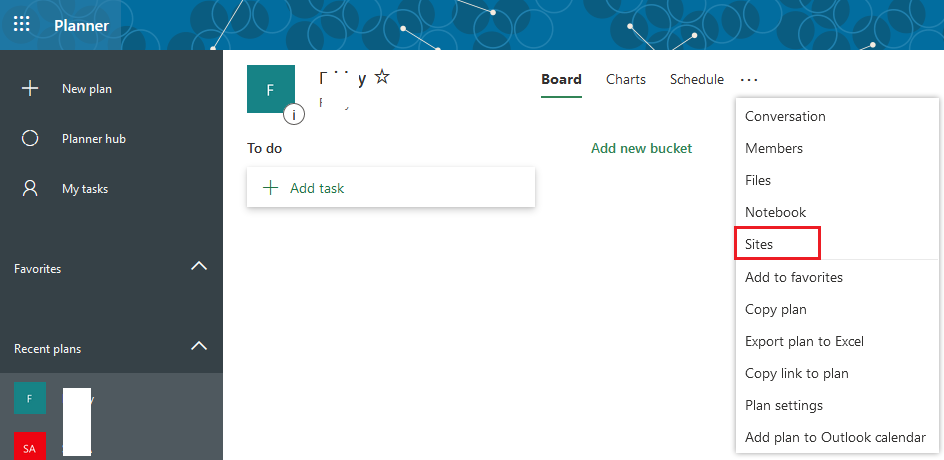 Can I add an existing planner that I have from my Planner app to the ...