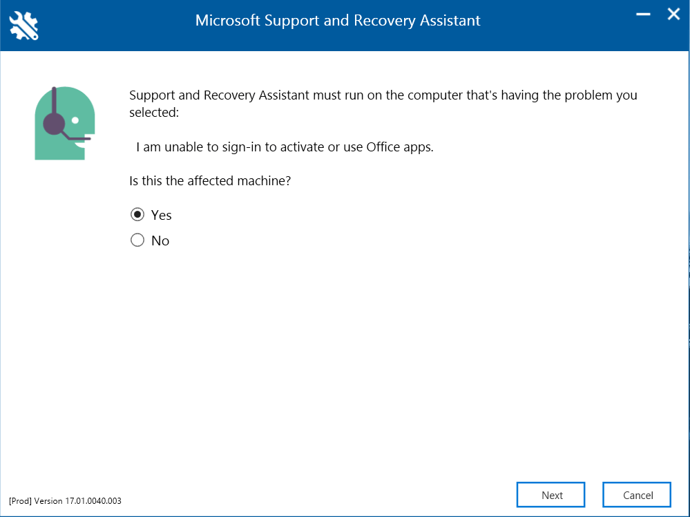 Signin issue with temporary server issues - Microsoft Q&A