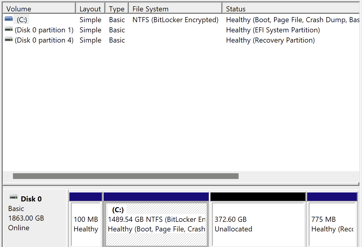 Hidden recovery partition showing in 'This PC' after reinstalling IRST ...