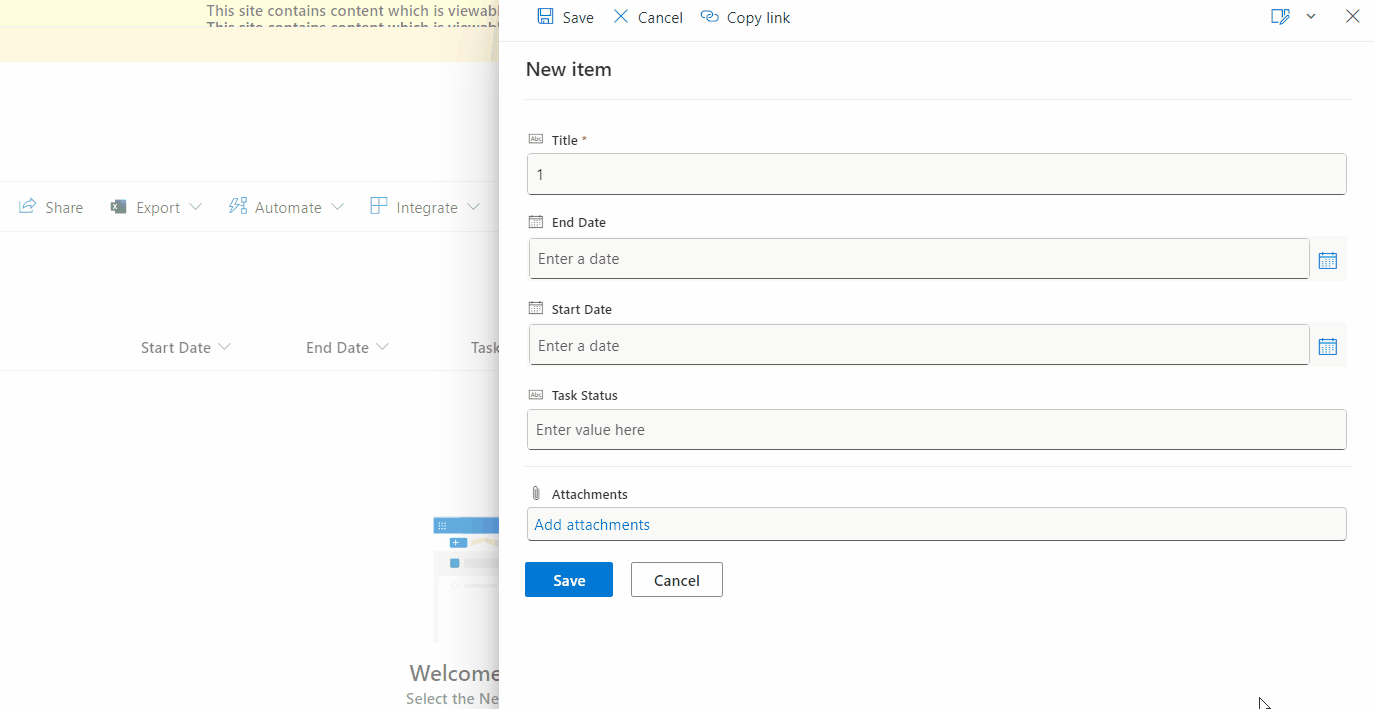 In a SharePoint list I want to make the End Date Required when the Task
