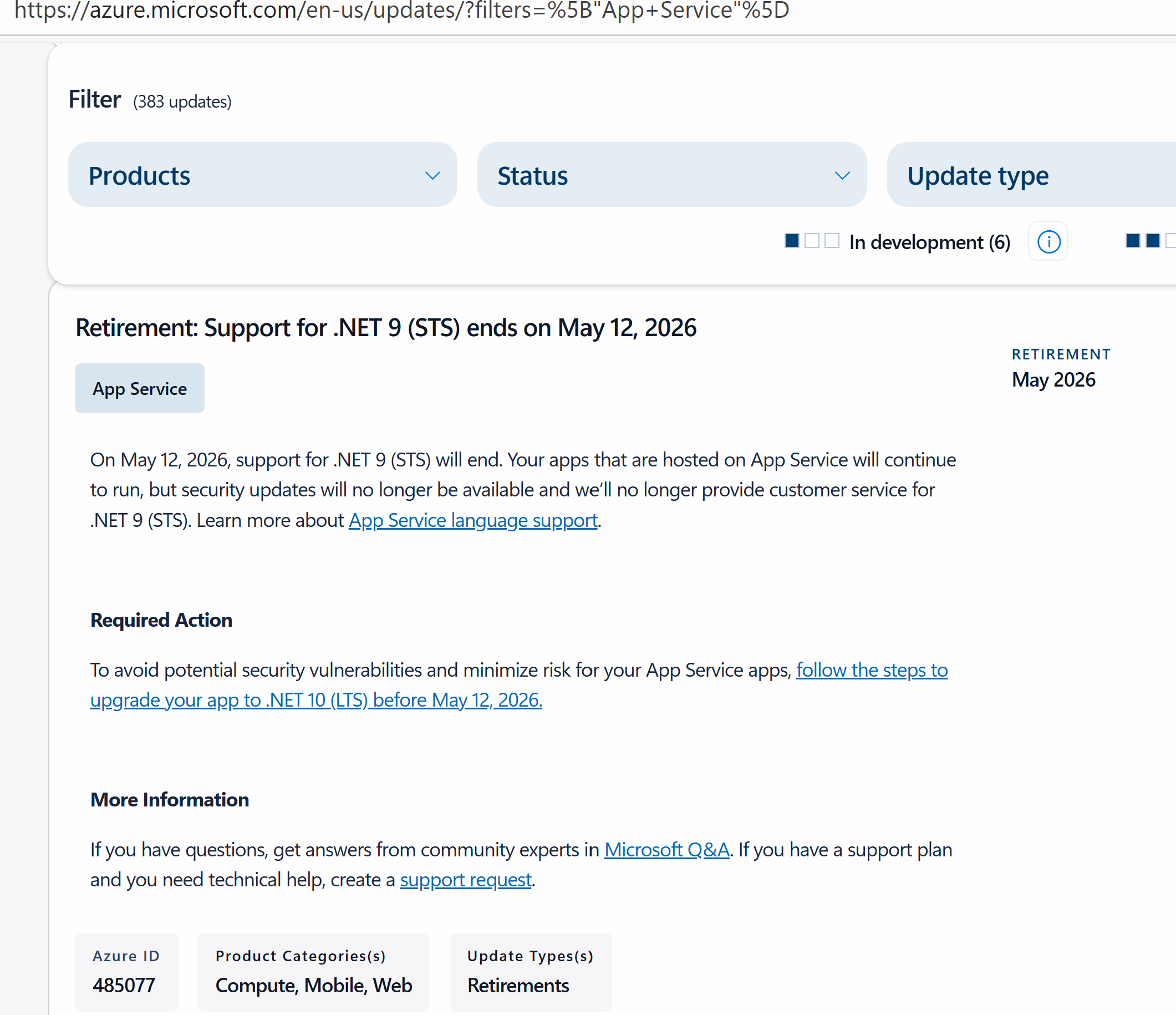 Regarding CVE-2025-55315, when will the latest .NetCore.app.9.0.10 ...