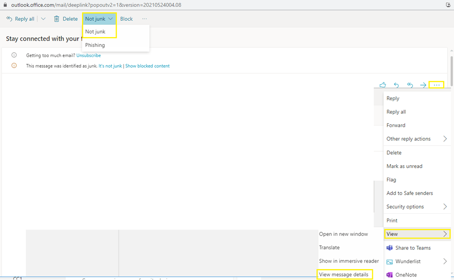 OMG MICROSOFT 365 - your junk mail filter SUCKS - Microsoft Q&A