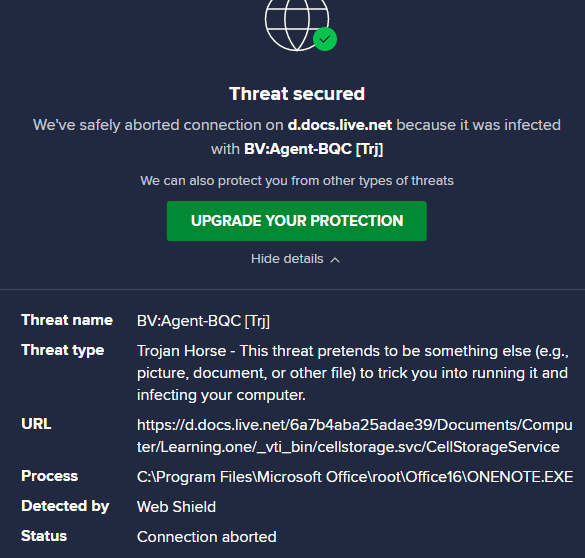 How to remove a Trojan from OneNote - Microsoft Q&A