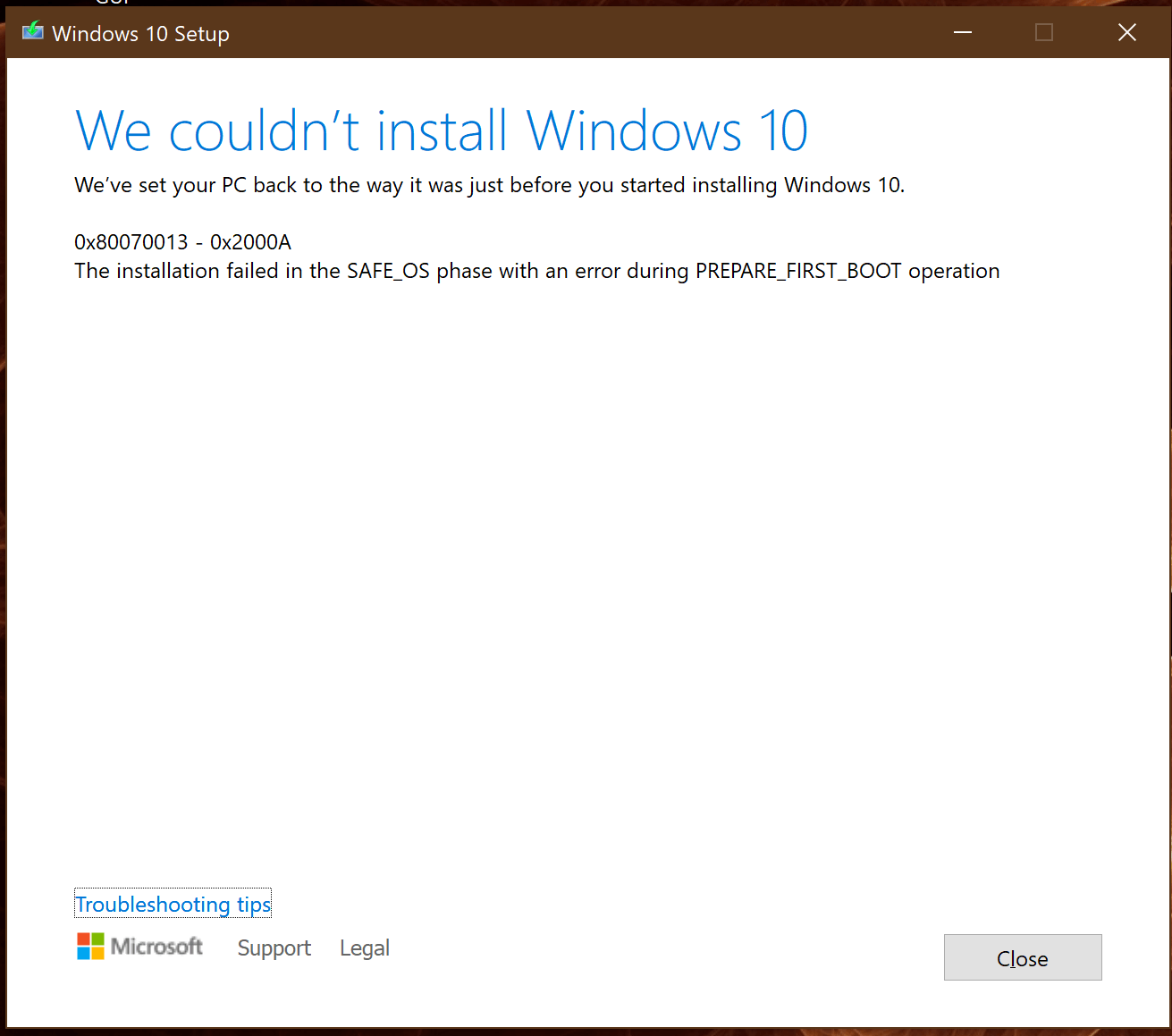 Your device is missing important security and quality fixes - Microsoft Q&A