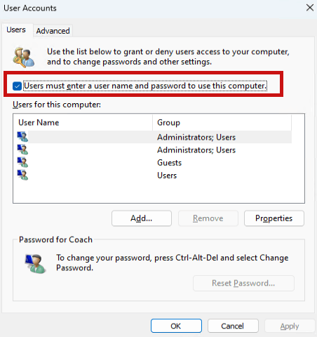 How to STOP Auto Login of last user? - Microsoft Q&A