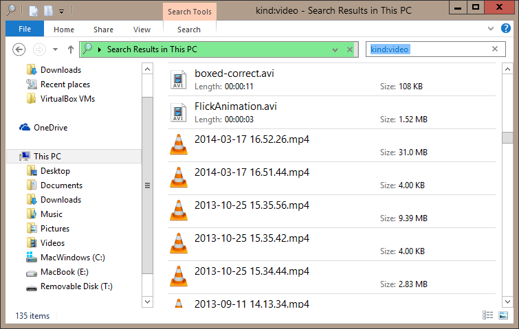 How Do I Search For All Files of a Certain Type in Windows 8.1 ...