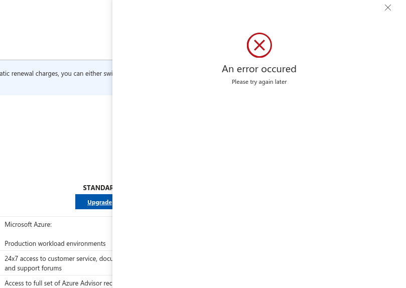 Can't upgrade support subscription for entra - Microsoft Q&A