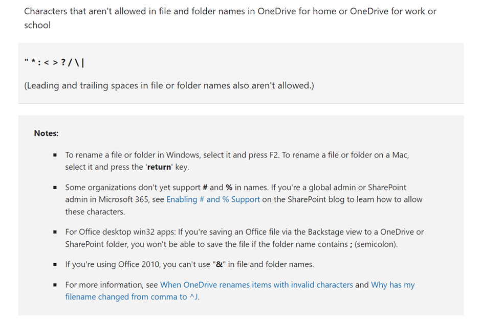 OneDrive Refuses to Allow Me to Create a New Folder saying 