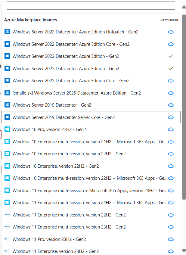 Unable to View Linux marketplace images under Azure Local - Microsoft Q&A
