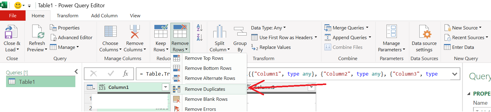 How to select multiple rows in power query - Microsoft Q&A