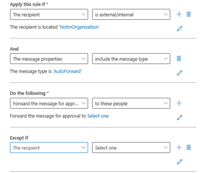 Exchange Auto forwarded message report filter? - Microsoft Q&A
