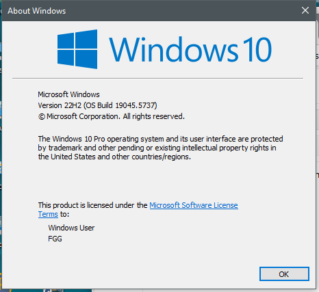 Build 19045.5737 out to RP Channel - Microsoft Q&A