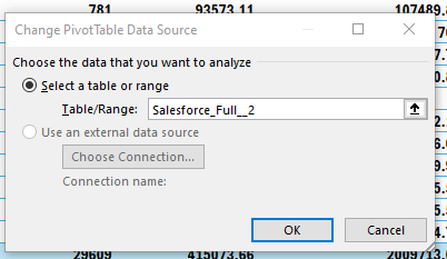 Change data source to external - Microsoft Q&A