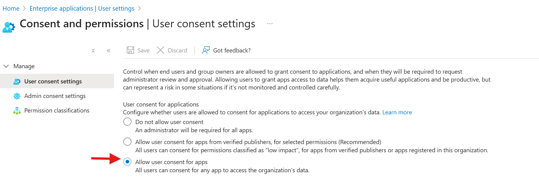 Problem with Admin Consent on Enterprise Application - Microsoft Q&A