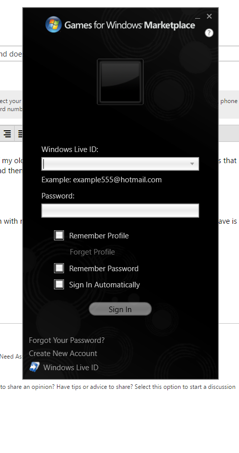 Games for windows live freezes and doesn't let me login to any windows ...