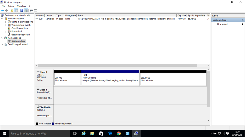 HP Pavilion a6827c - disco rigido 1 TB con Windows 7 Professional