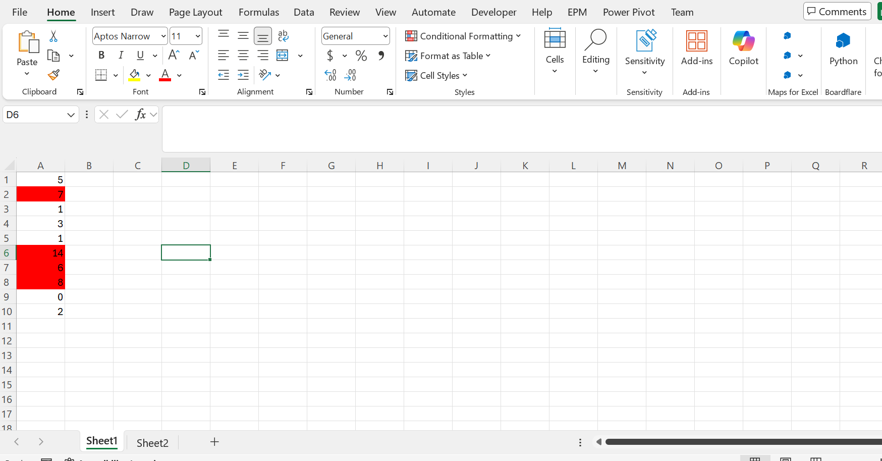 cell color in a formula - Microsoft Q&A