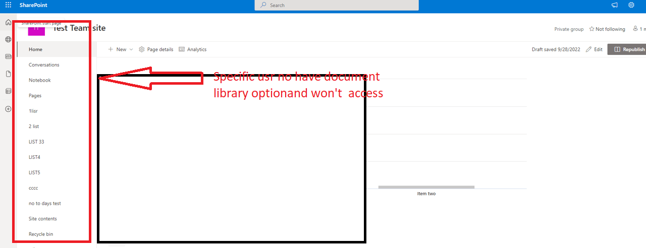 How to block a specific user to access to document library on ...