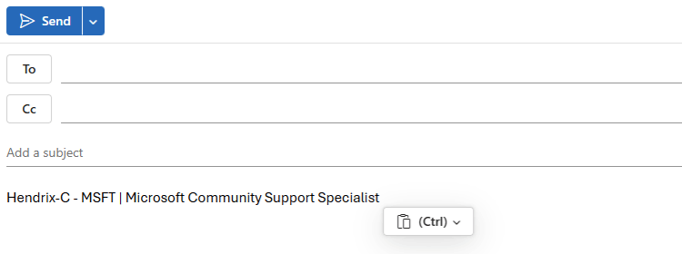 Remove Copy/Paste Options - Microsoft Q&A