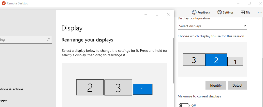 Remote Desktop Client Monitor Setup - Microsoft Q&A