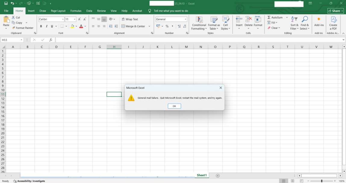 Direct any File share as attachment via mail not working while working ...