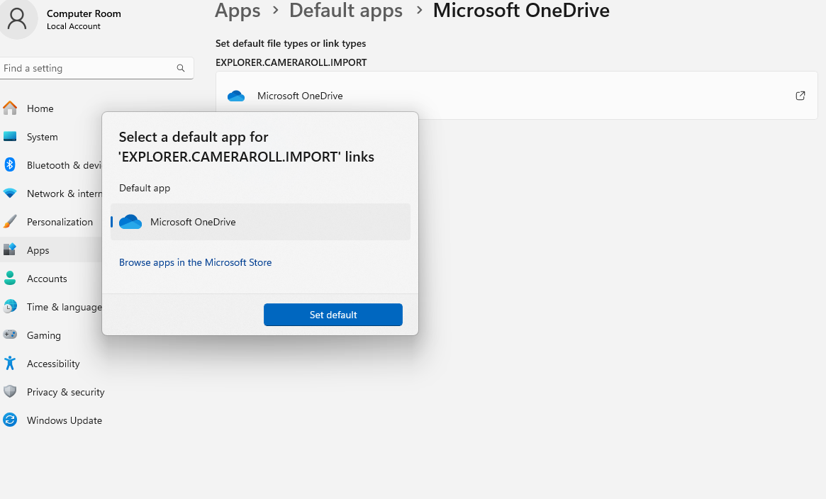 camera roll folder and contents disappeared while checking settings in ...