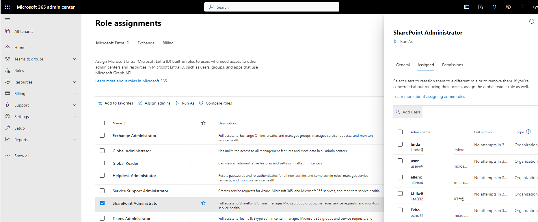 How to reset Admin Role - Microsoft Q&A