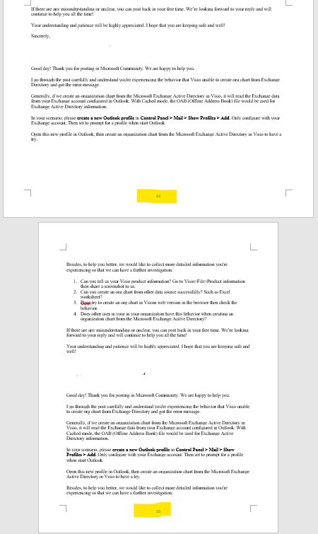 Page number insert on multipage orientation Word document - Microsoft Q&A
