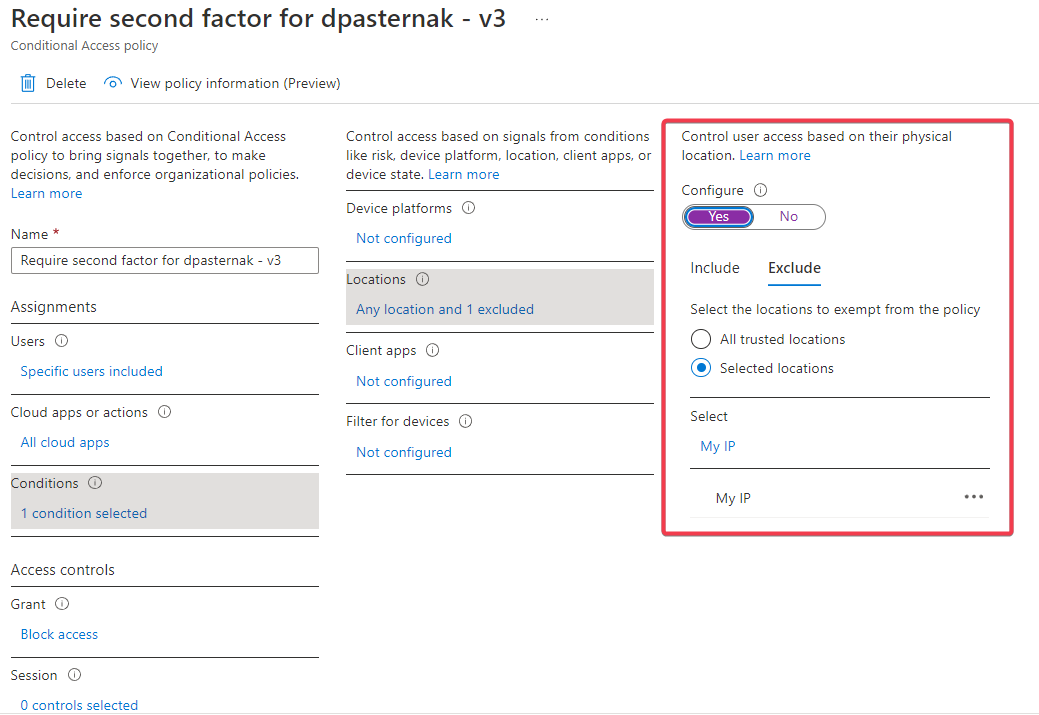 Conditional access does not work if I specify Filter for devices ...