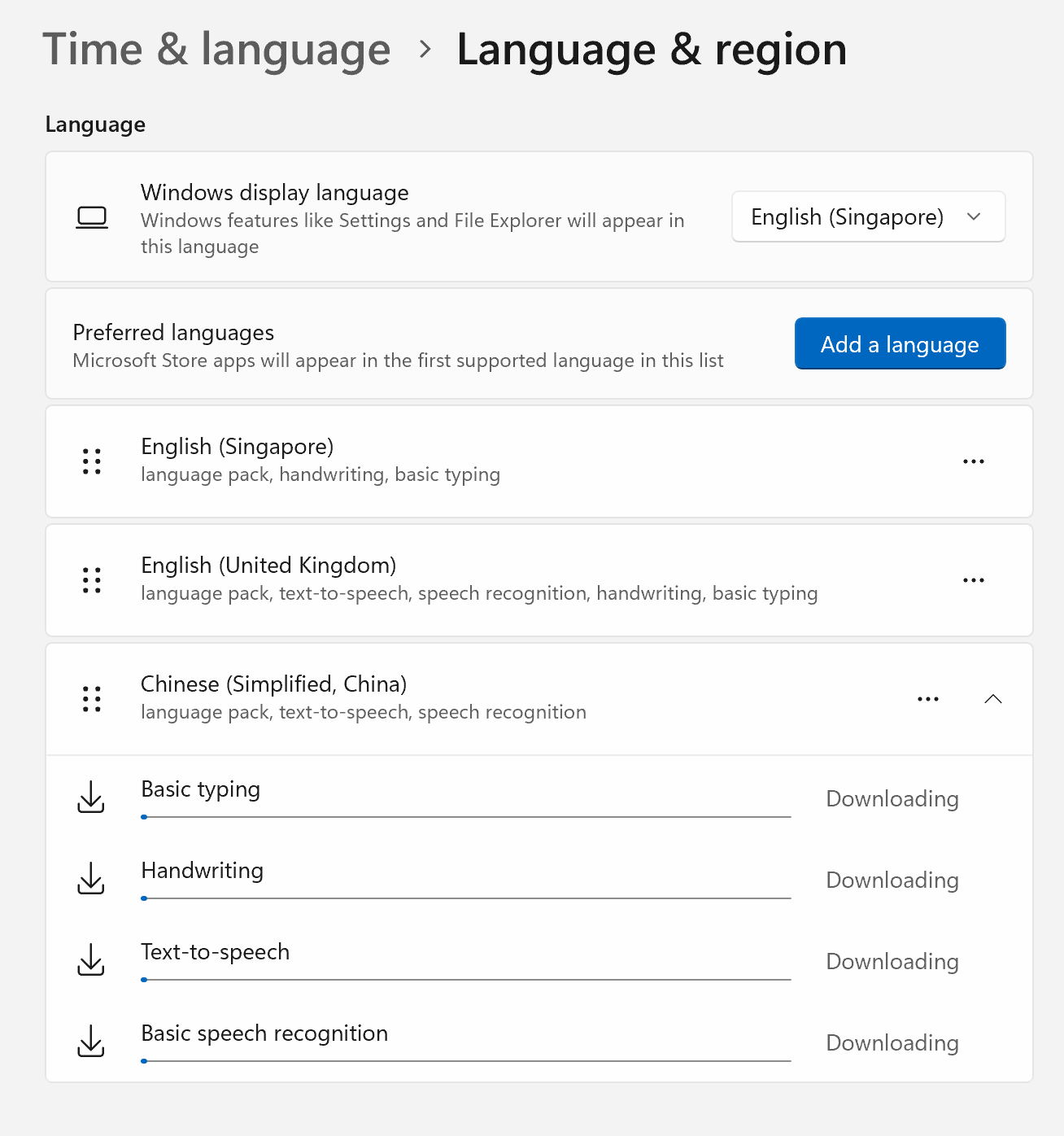 Unable to install Chinese Language Pack on Windows 11 Home - Microsoft Q&A