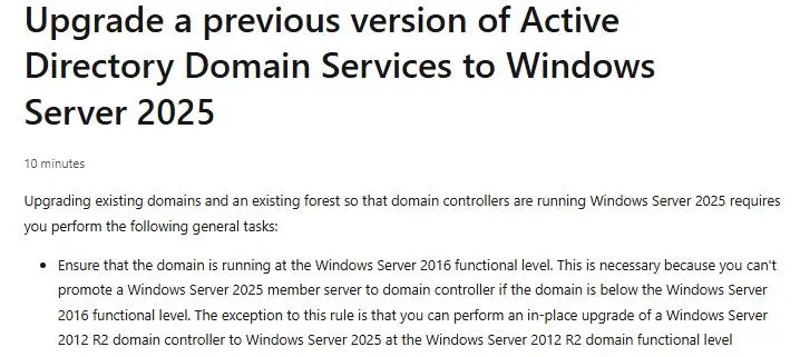 “Active Directory 2012 R2 → 2025 Migration with Microsoft 365 Sync ...