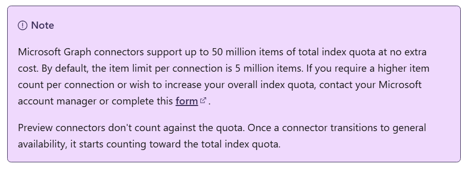 graph connectos quota