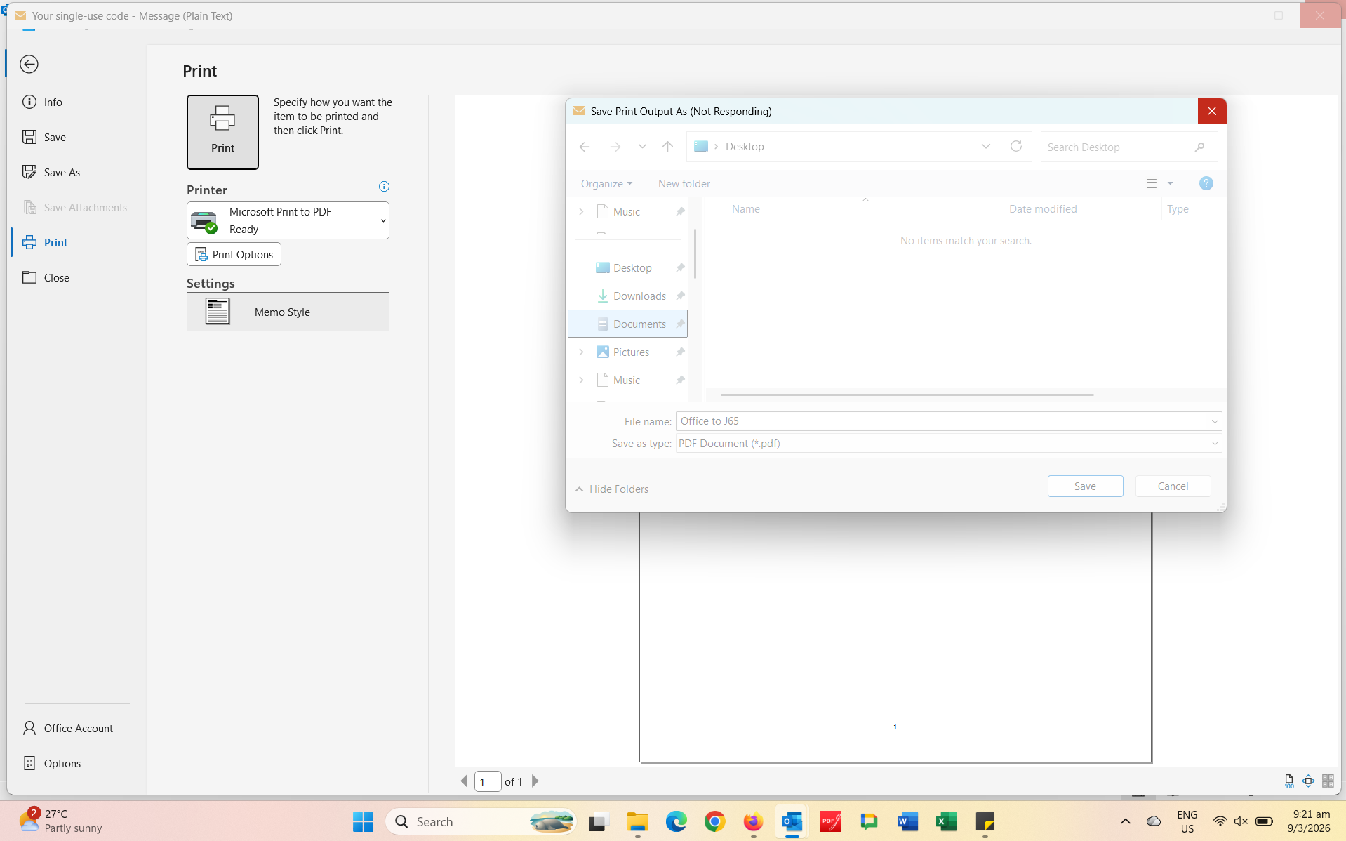 Outlook 365 classic - Freeze/Not responsive whenever a dialog box pop ...