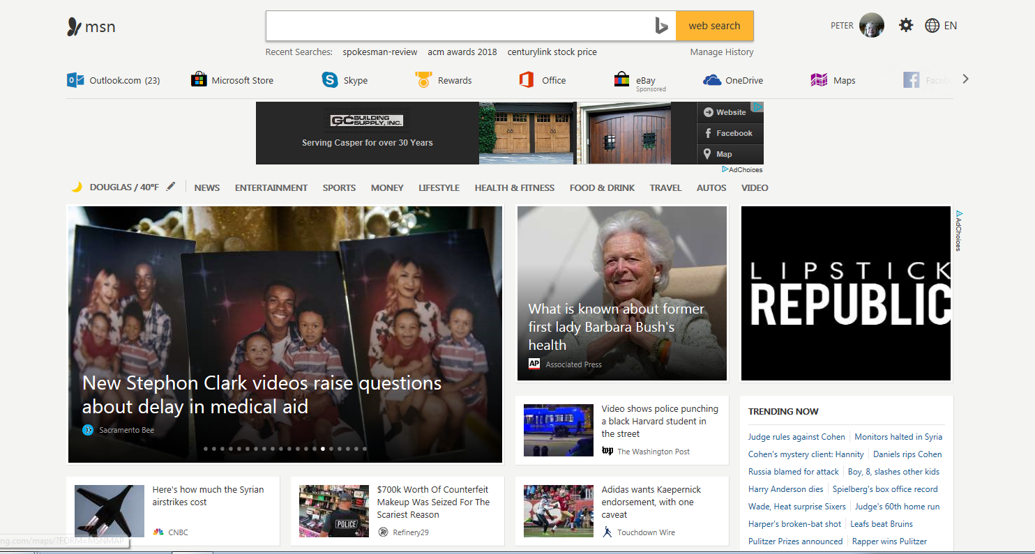 On the MSN homepage- microsoft rewards - Microsoft Q&A