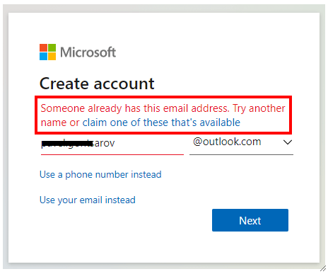 Email alias already exist, but it does not - Microsoft Q&A