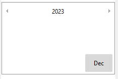How to disable all calendar modes except month on the Month calendar ...