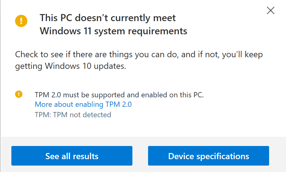 Unable to install Windows 11 - Microsoft Q&A