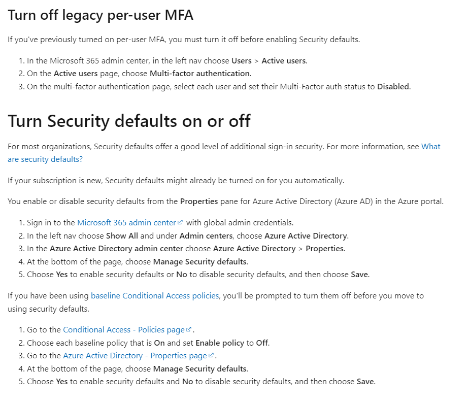 Two Factor Authentication Opt Out? - Microsoft Q&A